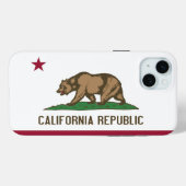 Apple iPhone 15 Plus Case-Mate カリフォルニア州の旗 iPhoneケース (裏面 (横))