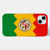 Apple iPhone 15 Plus Case-Mate ロサンゼルス フラッグ iPhoneケース (裏面 (横))