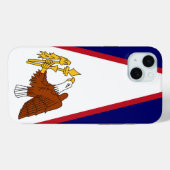 Apple iPhone 15 Plus Case-Mate American Samoa国旗 iPhoneケース (裏面 (横))