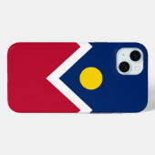 Apple iPhone 15 Plus Case-Mate, Denver City国旗 Case-Mate iPhoneケース (裏面 (横))