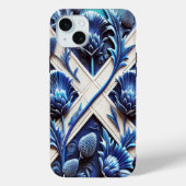 Apple iPhone 15 Plus Case, Scottish Thistles Case-Mate iPhoneケース (裏面)