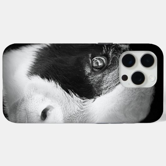 Apple iPhone 15 Proかわいい牛の携帯ケースの最大数 Case-Mate iPhoneケース (裏面 (横))