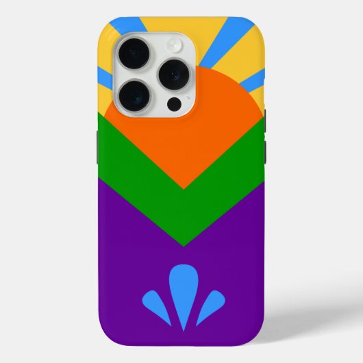 Apple iPhone 15 ProケースメイトManitou春フラグ Case-Mate iPhoneケース (裏面)