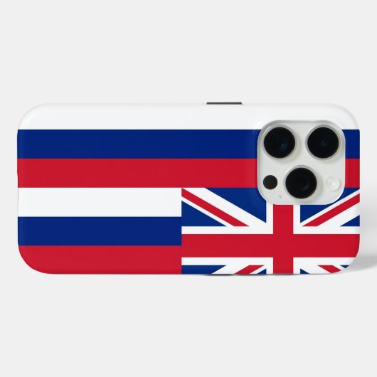Apple iPhone 15 Pro Case-Mateハワイ州旗 Case-Mate iPhoneケース (裏面 (横))