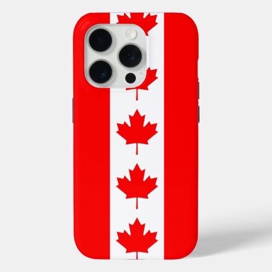 Apple iPhone 15 Pro Case-Mate カナダ国旗 iPhoneケース (裏面)
