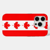 Apple iPhone 15 Pro Case-Mate カナダ国旗 iPhoneケース (裏面 (横))