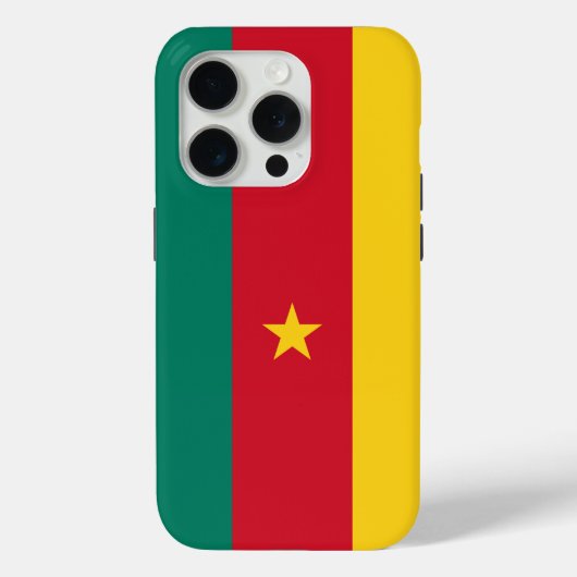 Apple iPhone 15 Pro Case-Mate カメルーン国旗 iPhoneケース (裏面)