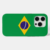 Apple iPhone 15 Pro Case-Mate ブラジル国旗 iPhoneケース (裏面 (横))