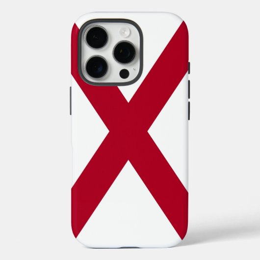 Apple iPhone 15 Pro Case-Mate, Alabama国旗 Case-Mate iPhoneケース (裏面)