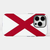 Apple iPhone 15 Pro Case-Mate, Alabama国旗 Case-Mate iPhoneケース (裏面 (横))