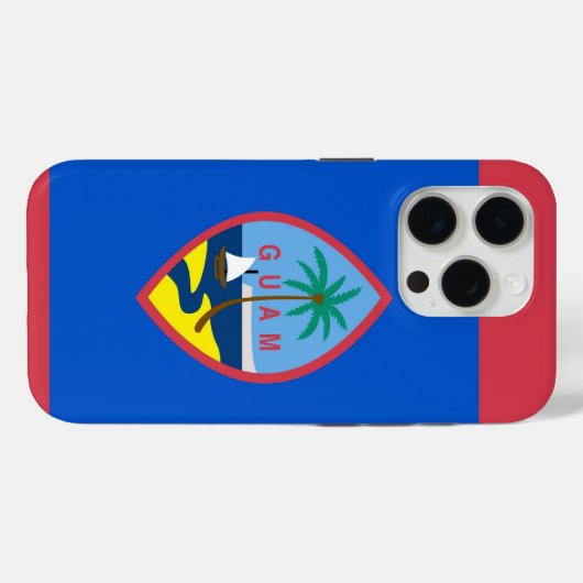 Apple iPhone 15 Pro Case-Mate Guam flag iPhoneケース (裏面 (横))
