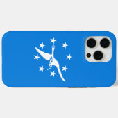 Apple iPhone 15 Pro Maxケース、コーパスクリスティの旗 Case-Mate iPhoneケース (裏面 (横))