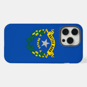 Apple iPhone 15 Pro Max カース、ネバダ州の旗 iPhoneケース (裏面横)