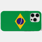 Apple iPhone 15 Pro Max カーゼ ブラジル国旗 Case-Mate iPhoneケース (裏面 (横))