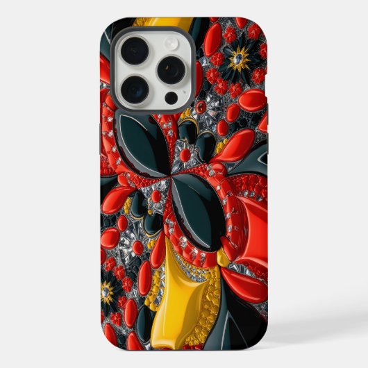 Apple iPhone 15 Pro Max ケース、ドイツの色合い iPhoneケース (裏面)
