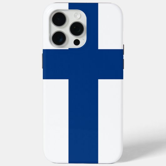 Apple iPhone 15 Pro Max ケース フィンランド国旗 Case-Mate iPhoneケース (裏面)