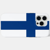 Apple iPhone 15 Pro Max ケース フィンランド国旗 Case-Mate iPhoneケース (裏面 (横))