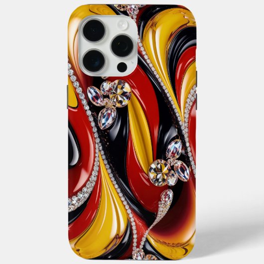 Apple iPhone 15 Pro Max ケース、ベルギーカラー Case-Mate iPhoneケース (裏面)