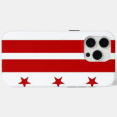 Apple iPhone 15 Pro Max、ワシントンD.C.の旗 Case-Mate iPhoneケース (裏面 (横))