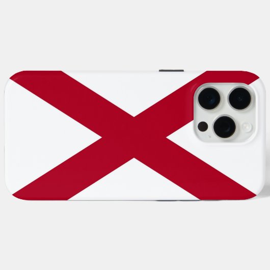 Apple iPhone 15 Pro Max Case, Alabama flag Case-Mate iPhoneケース (裏面 (横))
