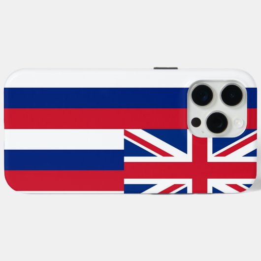 Apple iPhone 15 Pro Max Case, Hawaii flag Case-Mate iPhoneケース (裏面 (横))