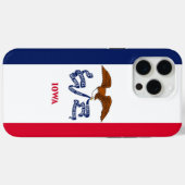 Apple iPhone 15 Pro Max Case, Iowa flag Case-Mate iPhoneケース (裏面 (横))