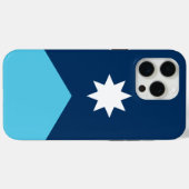 Apple iPhone 15 Pro Max Case, Minnesota flag Case-Mate iPhoneケース (裏面 (横))