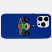 Apple iPhone 15 Pro Max Case, Pennsylvania Flag Case-Mate iPhoneケース (裏面 (横))