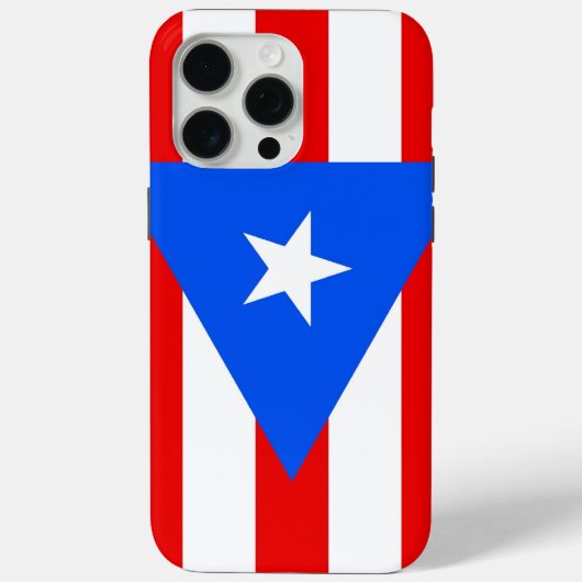 Apple iPhone 15 Pro Max Case, Puerto Rico Flag Case-Mate iPhoneケース (裏面)