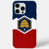 Apple iPhone 15 Pro Max, Utah new flag Case-Mate iPhoneケース (裏面)