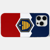 Apple iPhone 15 Pro Max, Utah new flag Case-Mate iPhoneケース (裏面 (横))