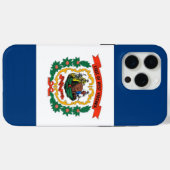 Apple iPhone 15 Pro Max, West Virginia flag Case-Mate iPhoneケース (裏面 (横))