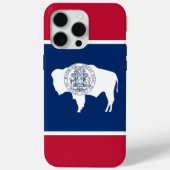 Apple iPhone 15 Pro Max, Wyoming flag Case-Mate iPhoneケース (裏面)