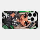 Apple iPhone 16または電話ケース Case-Mate iPhoneケース (裏面 (横))