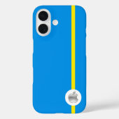 Apple iPhone 16カバーブルー Case-Mate iPhoneケース (裏面)