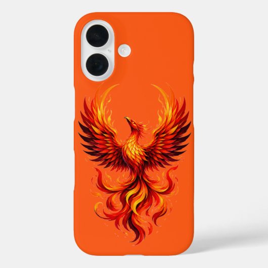Apple iPhone 16用フェニックス炎ケース Case-Mate iPhoneケース (裏面)