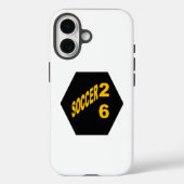Apple iPhone 16 カバー サッカー 26 (裏面)