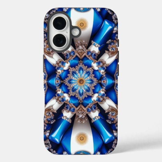Apple iPhone 16 ケースメイト アルゼンチンカラー Case-Mate iPhoneケース (裏面)