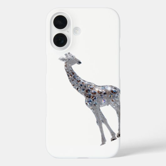 Apple iPhone 16 水晶キリン アートデザインケース  Case-Mate iPhoneケース (裏面)