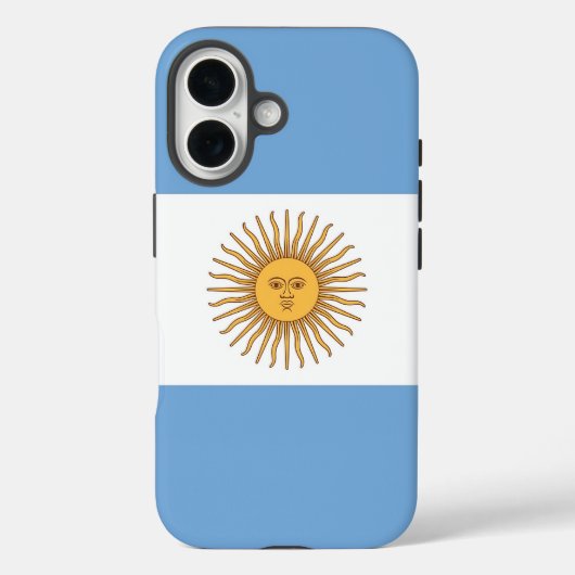 Apple iPhone 16 Case-Mate アルゼンチン国旗デザイン iPhoneケース (裏面)