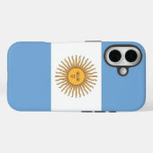 Apple iPhone 16 Case-Mate アルゼンチン国旗デザイン iPhoneケース (裏面 (横))