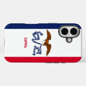 Apple iPhone 16 Case-Mate with Iowa flag Case-Mate iPhoneケース (裏面 (横))