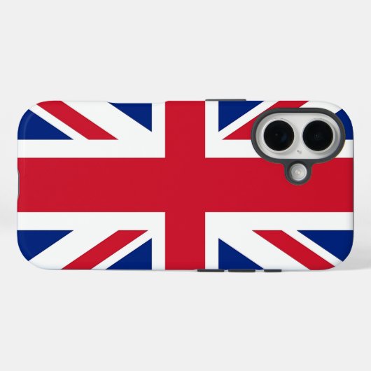 Apple iPhone 16 Case-Mate with United Kingdom flag iPhoneケース (裏面 (横))
