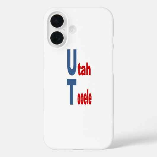 Apple iPhone 16 Case  UTAH  TOURISM Case-Mate iPhoneケース (裏面)