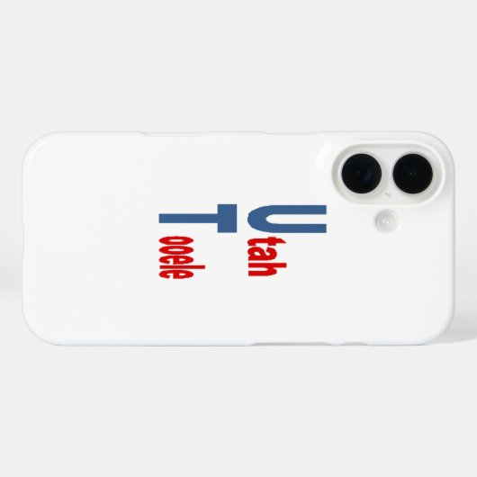 Apple iPhone 16 Case  UTAH  TOURISM Case-Mate iPhoneケース (裏面 (横))