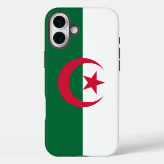 Apple iPhone 16 Plus マット アルジェリアの国旗 Plusケース
