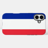 Apple iPhone 16 Plus マット フランス旗 Case-Mate iPhoneケース (裏面 (横))