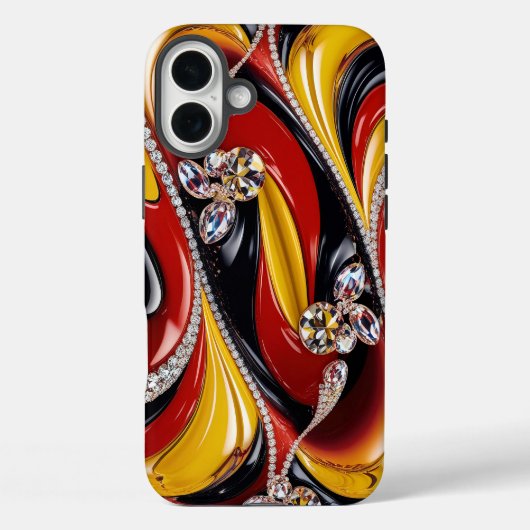Apple iPhone 16 Plus マット ベルギーカラー Case-Mate iPhoneケース (裏面)
