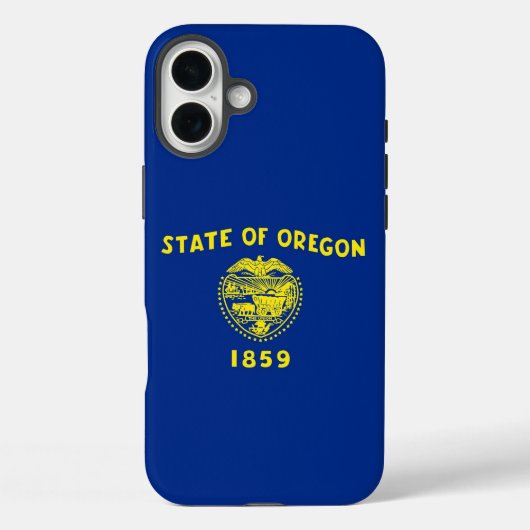 Apple iPhone 16 Plus Case-Mate オレゴン州の旗 iPhoneケース (裏面)