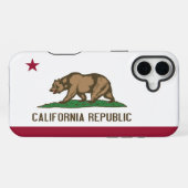 Apple iPhone 16 Plus Case-Mate カリフォルニア州の旗 iPhoneケース (裏面横)